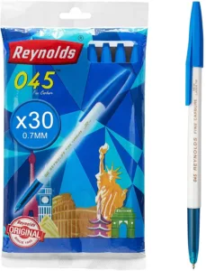 Reynolds fine carbure045 blue pen per pcs.