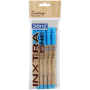 DOMS inxtra fine wood pen per pcs. blue