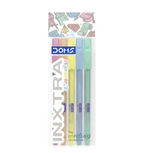 DOMS inxtra candy blue pen per pcs.