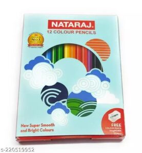 NATRAJ COLOR PENCIL 12 SHADES