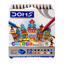 COLOUR PENCIL 12 SHADES DOOMS