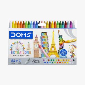 WAX CRAYONS EXTRA LONG DOMS