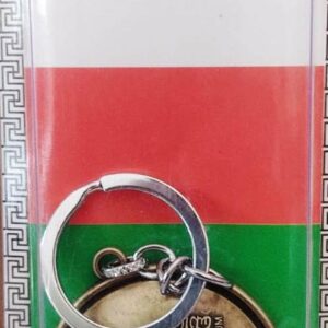Metal key chain buddha