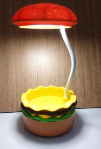 Night, study lamp chargable