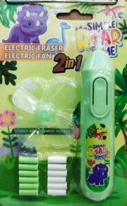 Electric eraser, fan