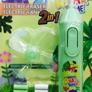 Electric eraser, fan