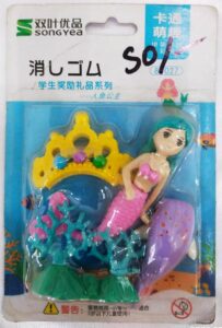 Eraser set mermaid