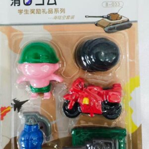 Eraser set Army boy