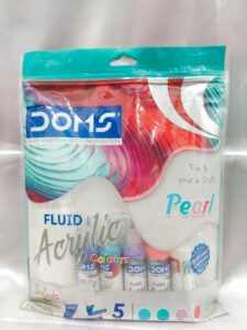 Canvas board with Acrylic colour