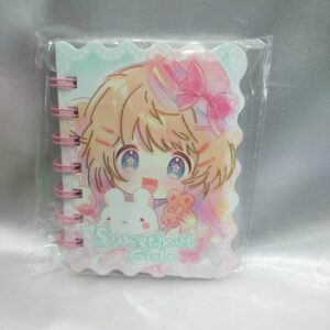 girls fashion notes mini diary