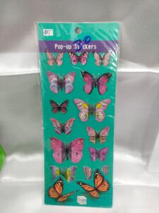 Butterfly sticker craft