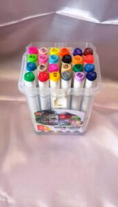double side marker mix colur 24 shades