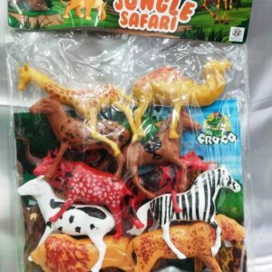 Plastic animals jungle safari