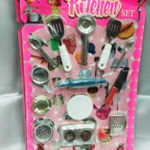 Steel kitchen set