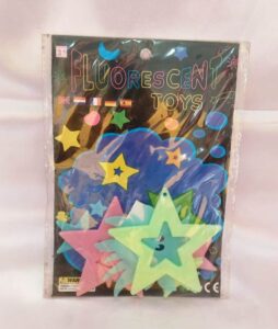 Plastic craft star shapes