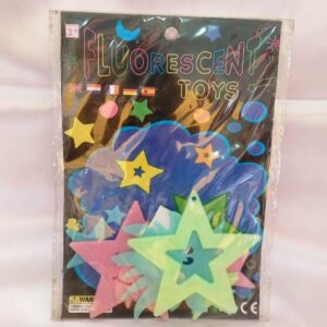 Plastic craft star shapes