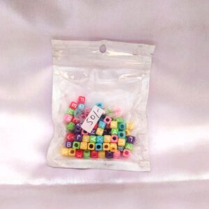 hand made letter bracelet