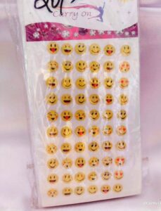 Mini emoji's stickers