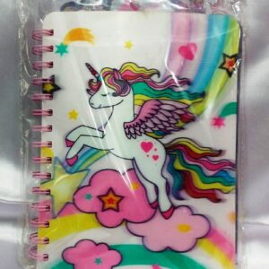 Unicorn fancy  spiral diary