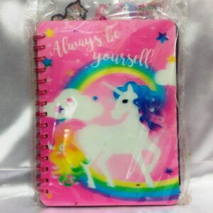 unicorn stylish spiral diary