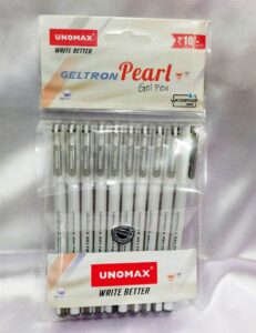 UNOMAX Geltron Pearl gel pen black