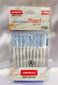 UNOMAX Geltron Pearl gel pen blue