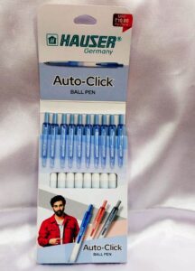 HAUSER Germany Auto-click ball pen blue
