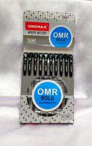 UNOMAX OMR Bold Ball pen black
