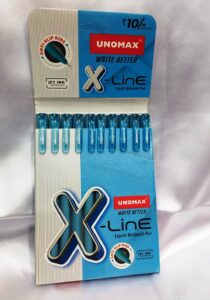UNOMAX X-line ball pen blue