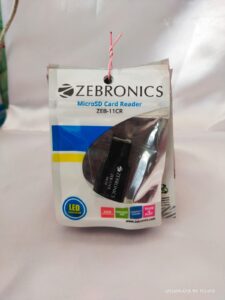 ZEBRONICS  MicroSD Card reader ZEB-11 CR