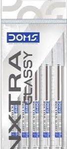 DOMS inxtra glassy  blue pen per pcs.